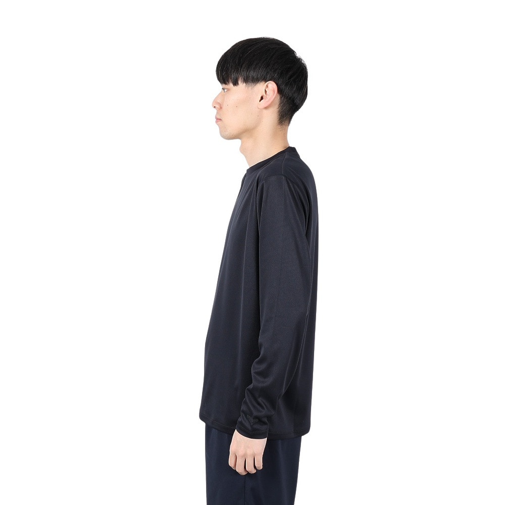 デュアリグ（DUARIG）（メンズ）ドライプラス 1point 長袖Tシャツ 5S0037-TRCT-863ES BLK