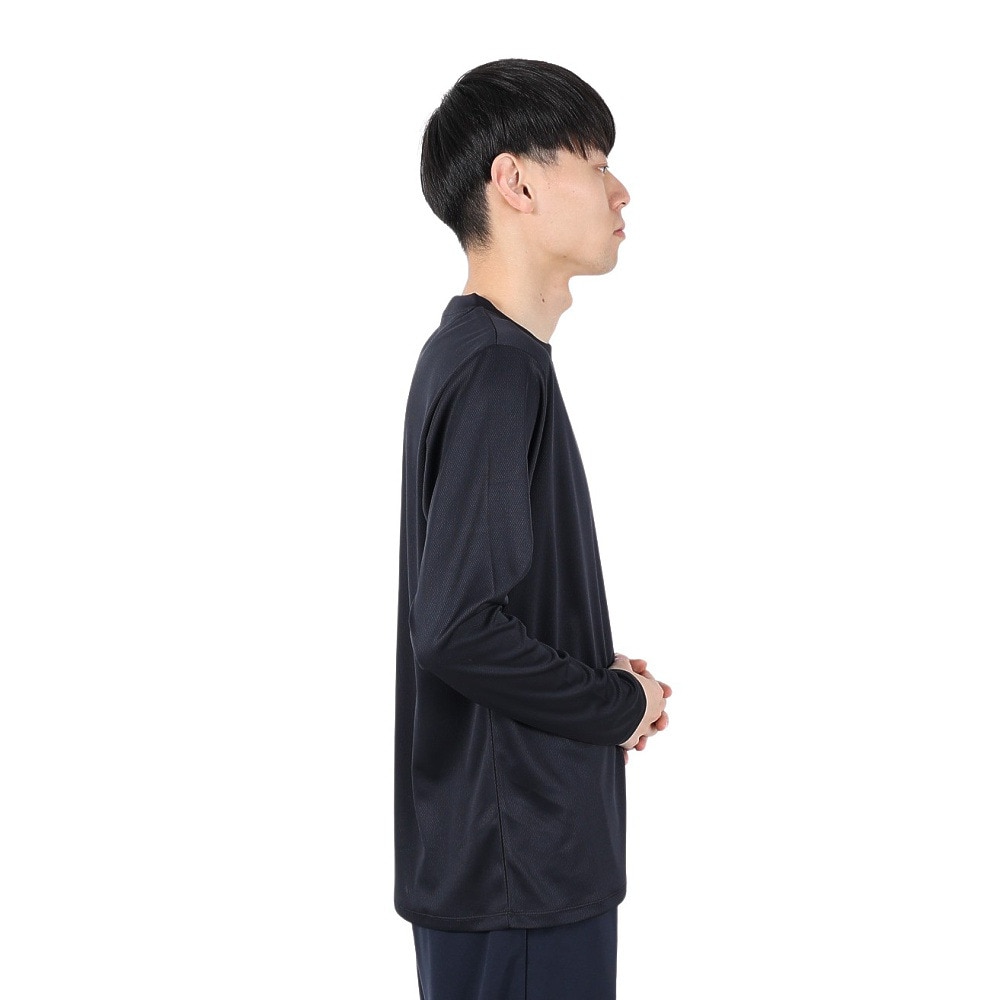 デュアリグ（DUARIG）（メンズ）ドライプラス 1point 長袖Tシャツ 5S0037-TRCT-863ES BLK