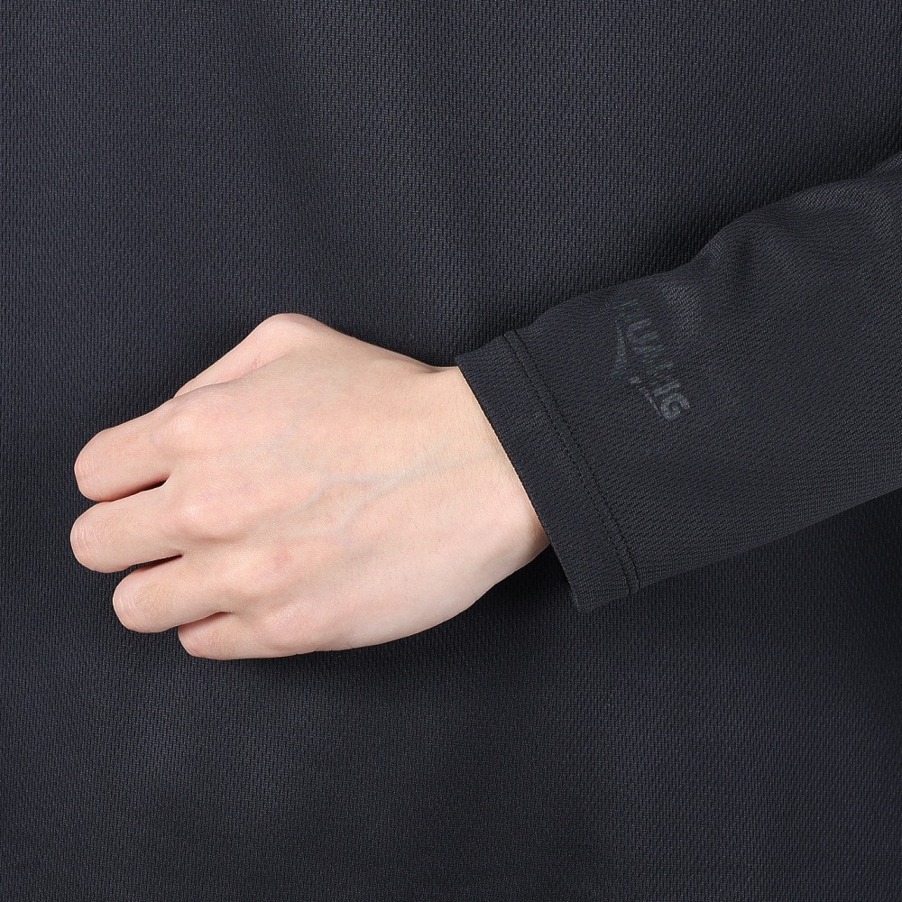 デュアリグ（DUARIG）（メンズ）ドライプラス 1point 長袖Tシャツ 5S0037-TRCT-863ES BLK
