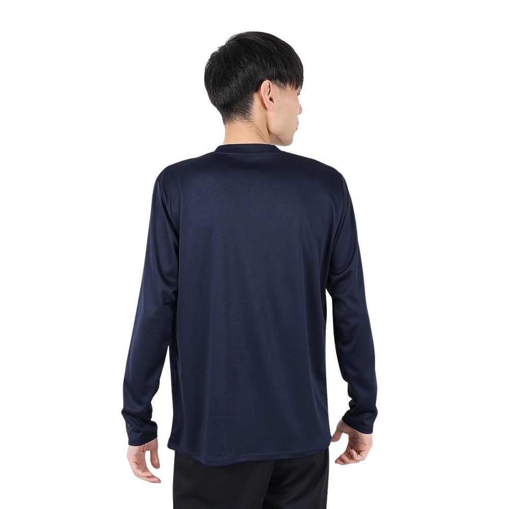 デュアリグ（DUARIG）（メンズ）ドライプラス 1point 長袖Tシャツ 5S0037-TRCT-863ES NVY