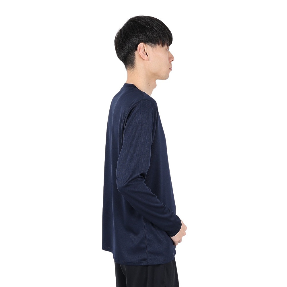 デュアリグ（DUARIG）（メンズ）ドライプラス 1point 長袖Tシャツ 5S0037-TRCT-863ES NVY