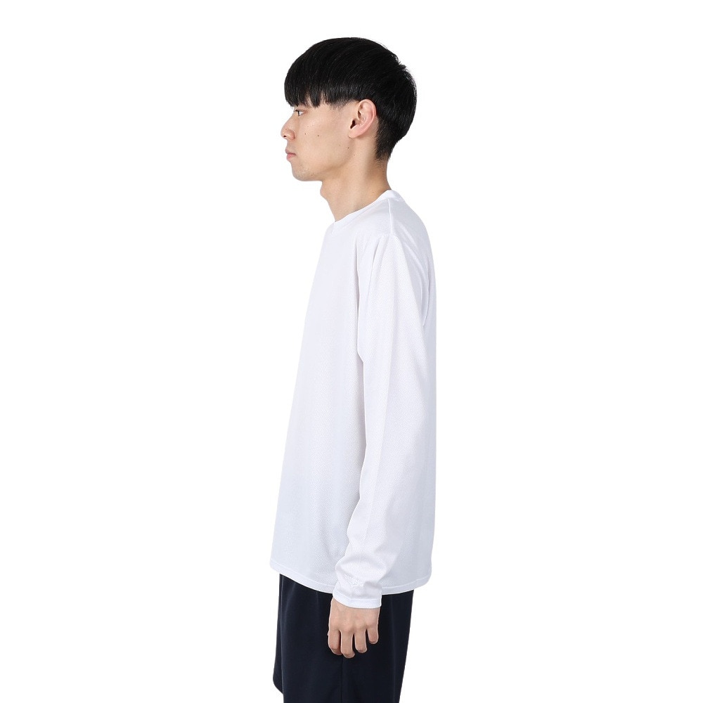 デュアリグ（DUARIG）（メンズ）ドライプラス 1point 長袖Tシャツ 5S0037-TRCT-863ES WHT