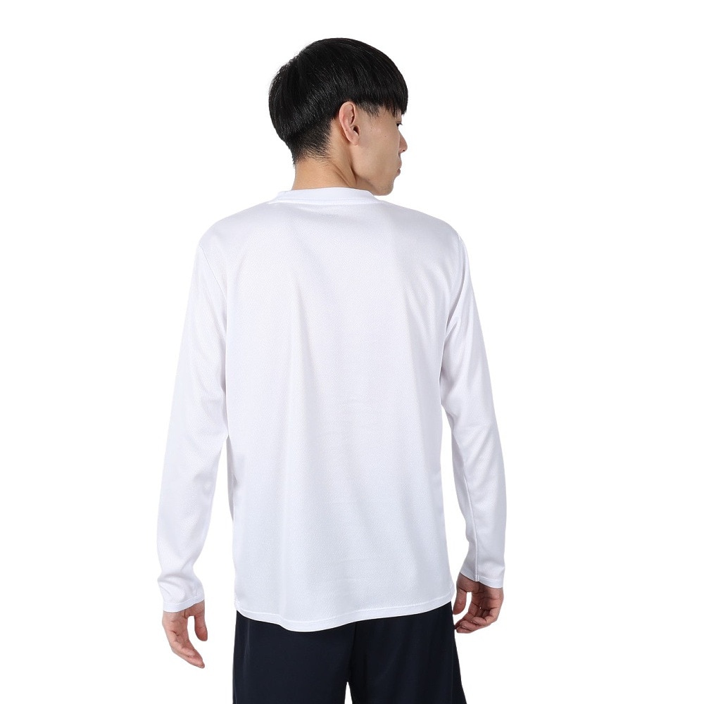 デュアリグ（DUARIG）（メンズ）ドライプラス 1point 長袖Tシャツ 5S0037-TRCT-863ES WHT