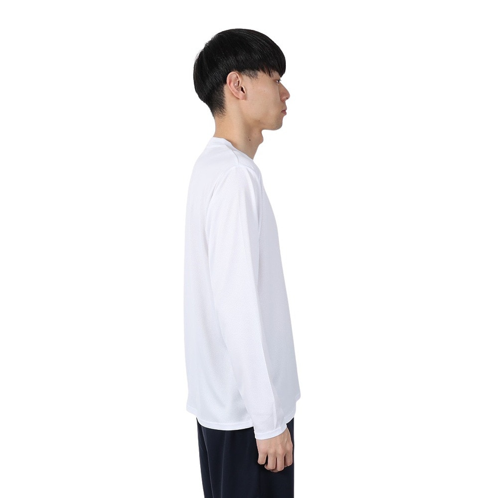 デュアリグ（DUARIG）（メンズ）ドライプラス 1point 長袖Tシャツ 5S0037-TRCT-863ES WHT