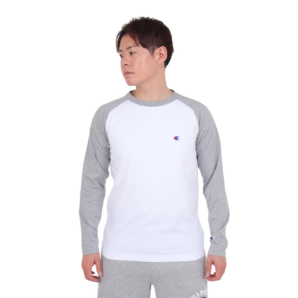 チャンピオン-ヘリテイジ（CHAMPION-HERITAGE）（メンズ）長袖Tシャツ メンズ ロングスリーブラグランTシャツ 23FW C3-Y429 070