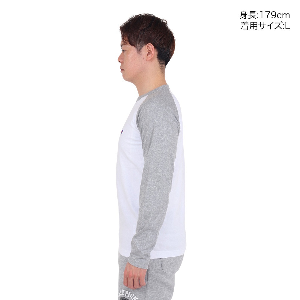 チャンピオン-ヘリテイジ（CHAMPION-HERITAGE）（メンズ）長袖Tシャツ メンズ ロングスリーブラグランTシャツ 23FW C3-Y429 070