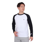 (メンズ)長袖Tシャツ メンズ ロングスリーブラグランTシャツ 23FW C3-Y429 090