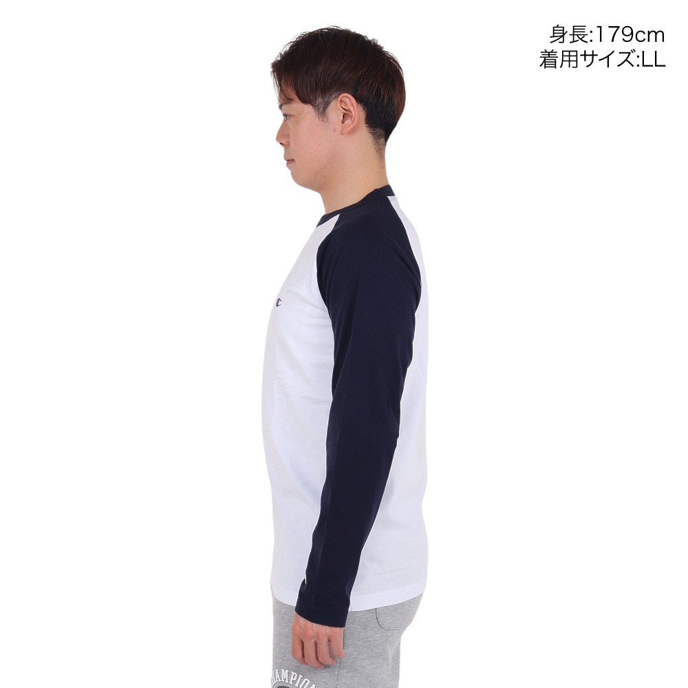 チャンピオン-ヘリテイジ（CHAMPION-HERITAGE）（メンズ）長袖Tシャツ メンズ ロングスリーブラグランTシャツ 23FW C3-Y429 370