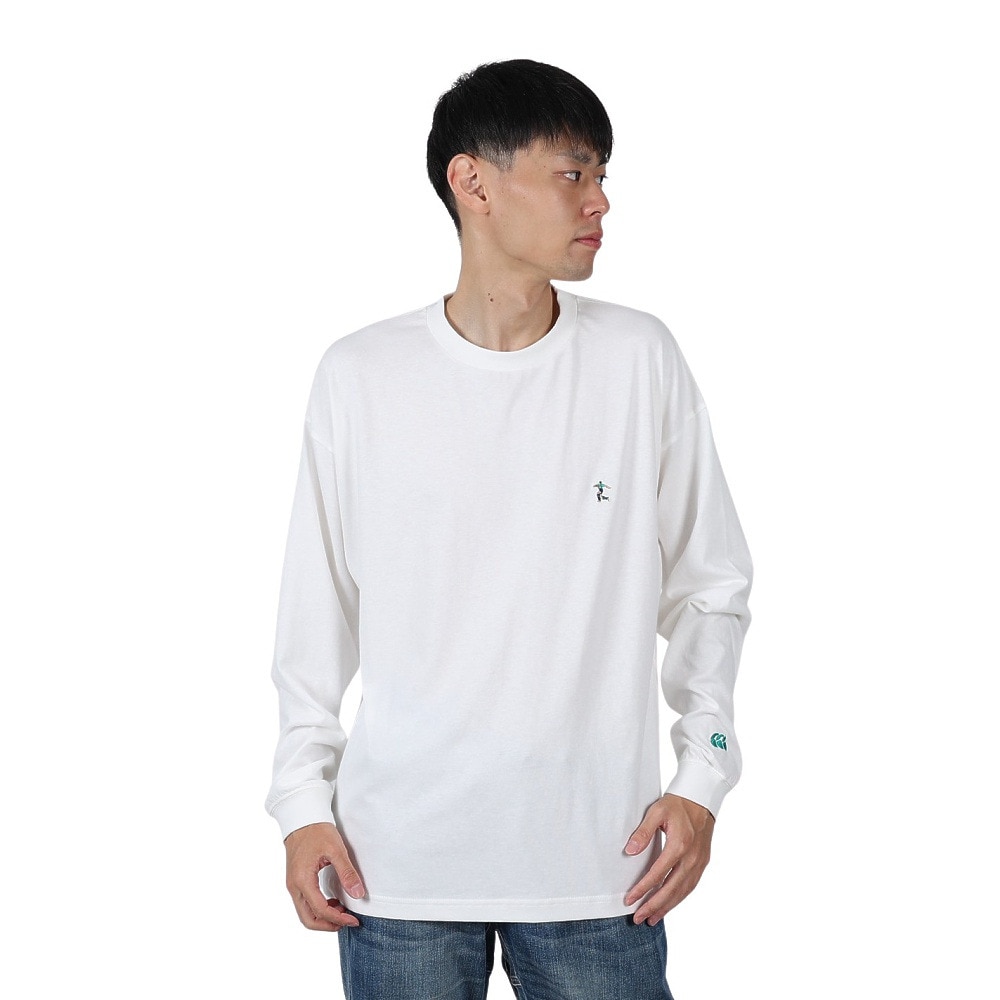 カンタベリー（canterbury）（メンズ）エンブロイダリー長袖Tシャツ RA425774 RN