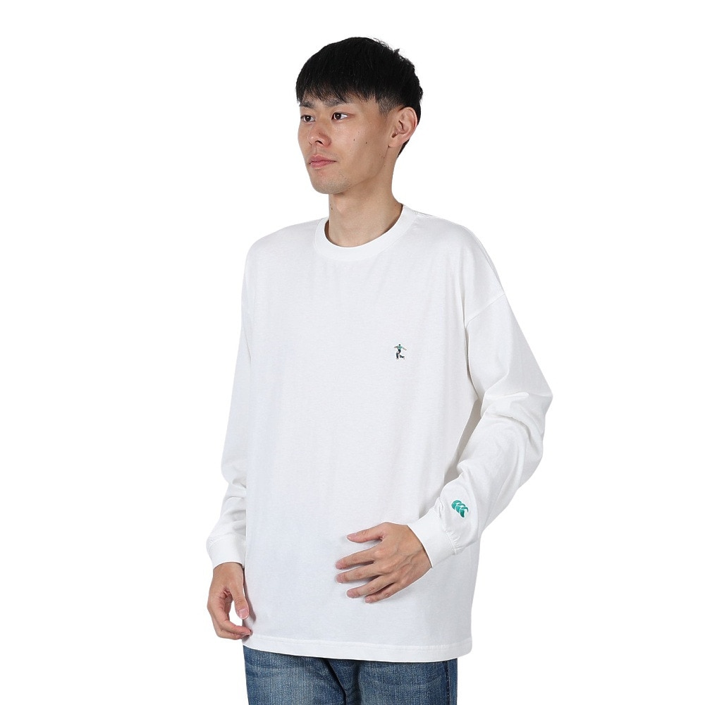 カンタベリー（canterbury）（メンズ）エンブロイダリー長袖Tシャツ RA425774 RN