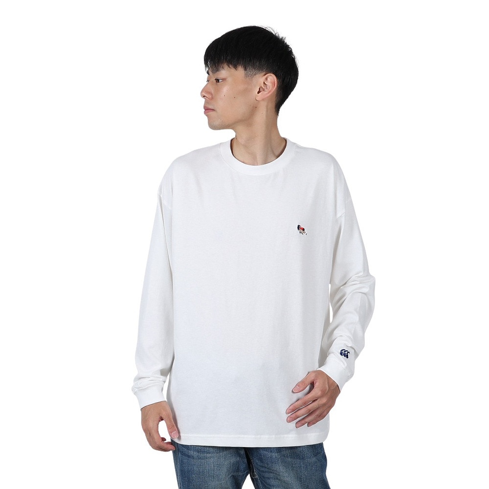 カンタベリー（canterbury）（メンズ）エンブロイダリー長袖Tシャツ RA425774 TE