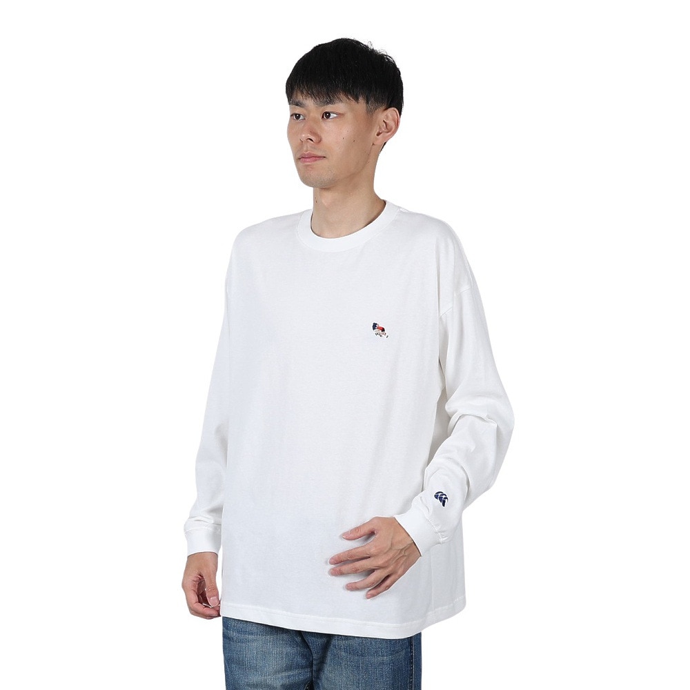 カンタベリー（canterbury）（メンズ）エンブロイダリー長袖Tシャツ RA425774 TE