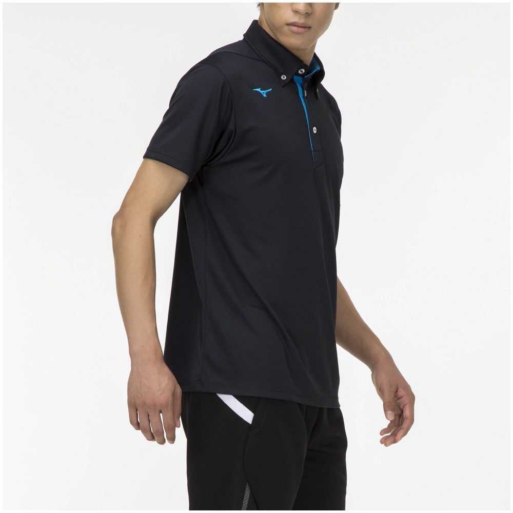 ミズノ（MIZUNO）（メンズ）半袖ポロシャツ メンズ TL ボタンダウン 32MA218009