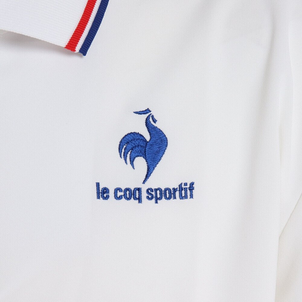 ルコックスポルティフ（lecoqsportif）（メンズ）サンスクリーンヘランカポロシャツ QMMTJA40 WHT