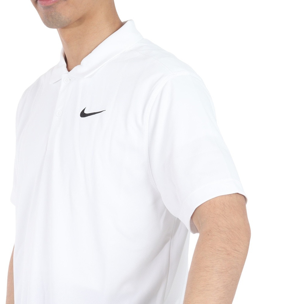 ナイキ（NIKE）（メンズ）ナイキコート ドライフィット テニスポロシャツ DH0858-100