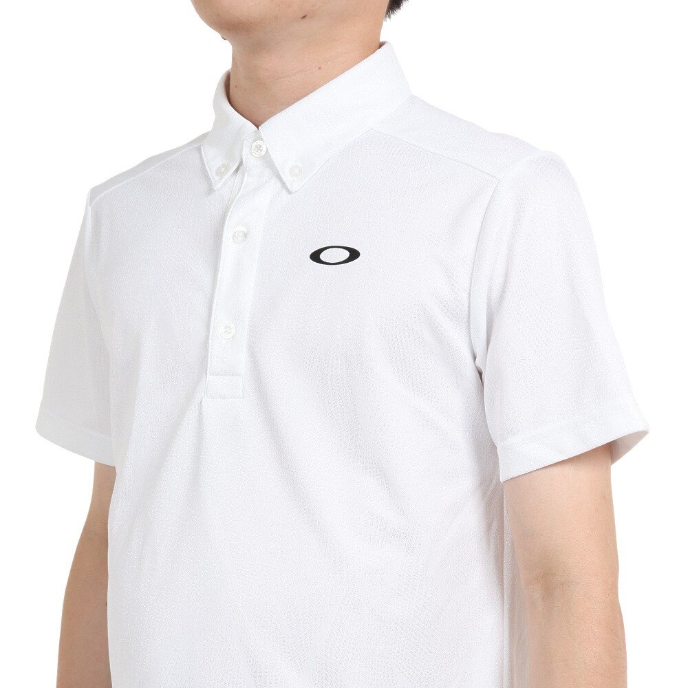 オークリー（OAKLEY）（メンズ）Enhance SS Polo Jacquard 12.0 半袖ポロシャツ FOA403584-100