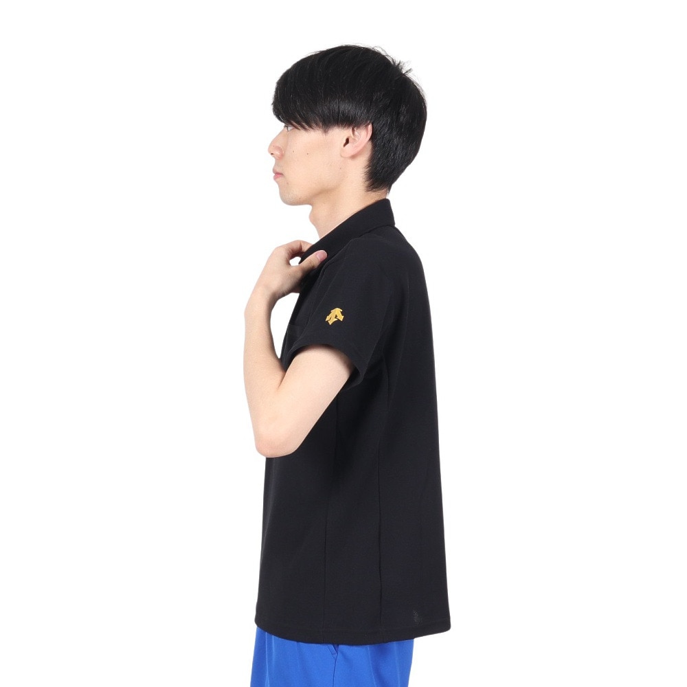 デサント（DESCENTE）（メンズ）SUNSCREEN ポロシャツ DX-C1663 BKGD★★★