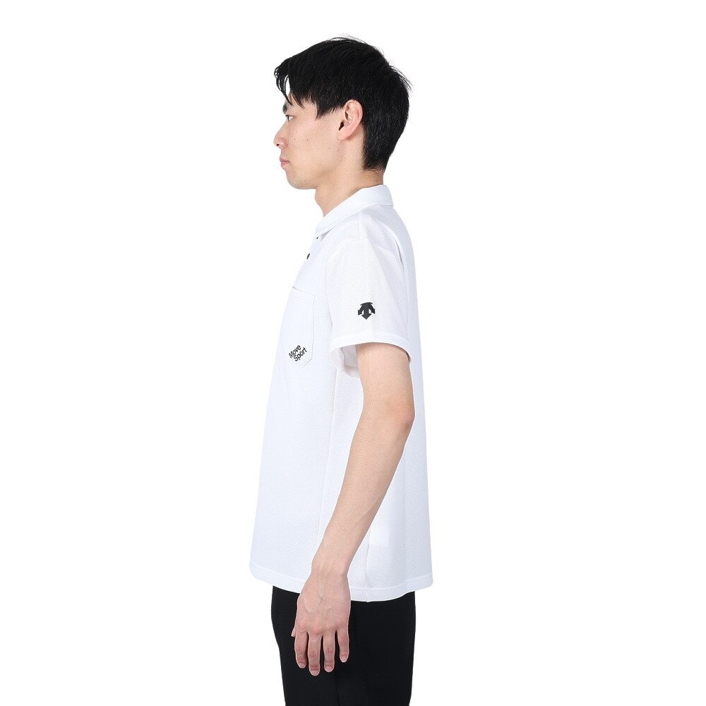 デサント（DESCENTE）（メンズ）SUNSCREEN ポロシャツ DX-C1663 WHBK★★★