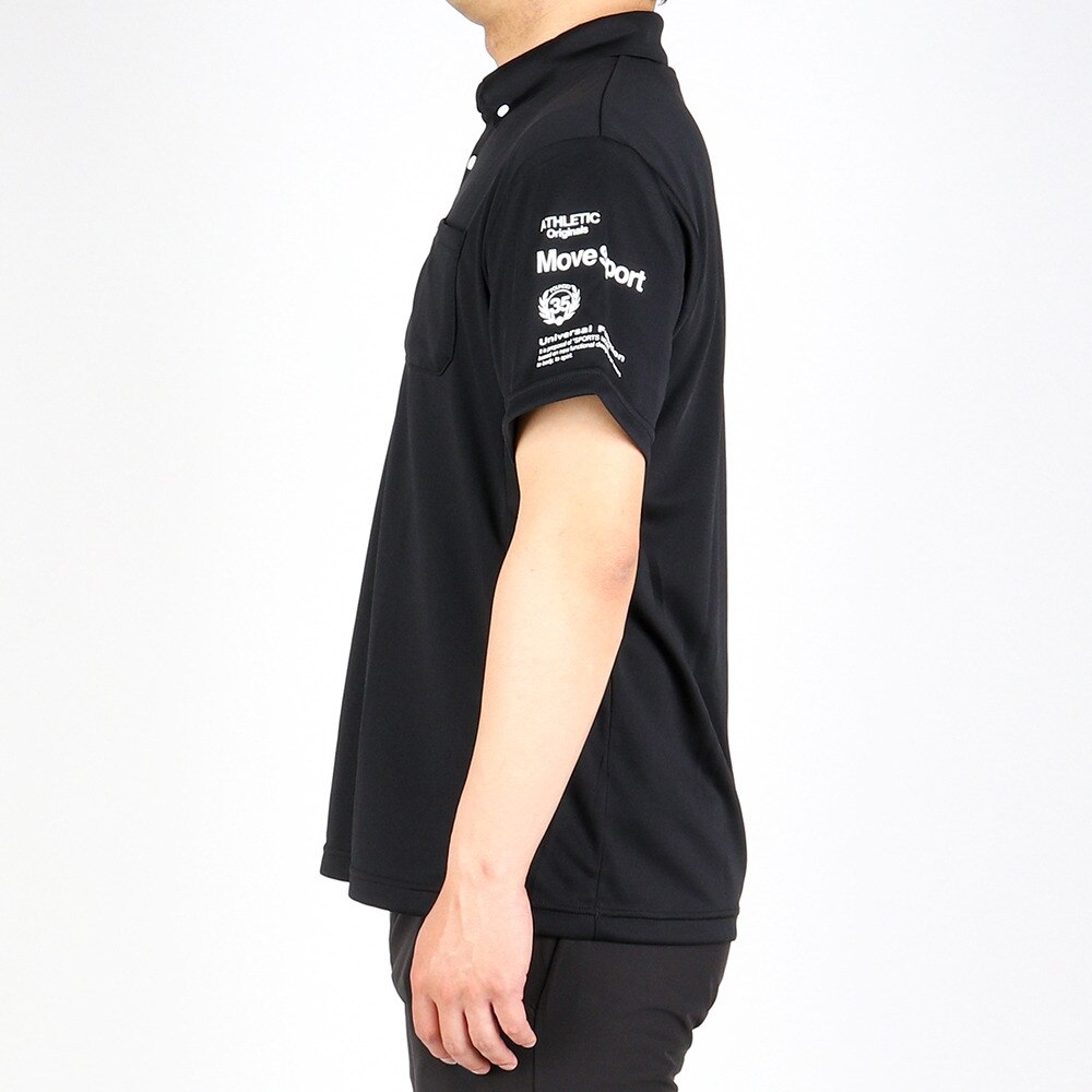 デサント（DESCENTE）（メンズ）半袖ポロシャツ メンズ 接触冷感 ドライ 速乾 ドライプラス DX-C1712XB BK★★★