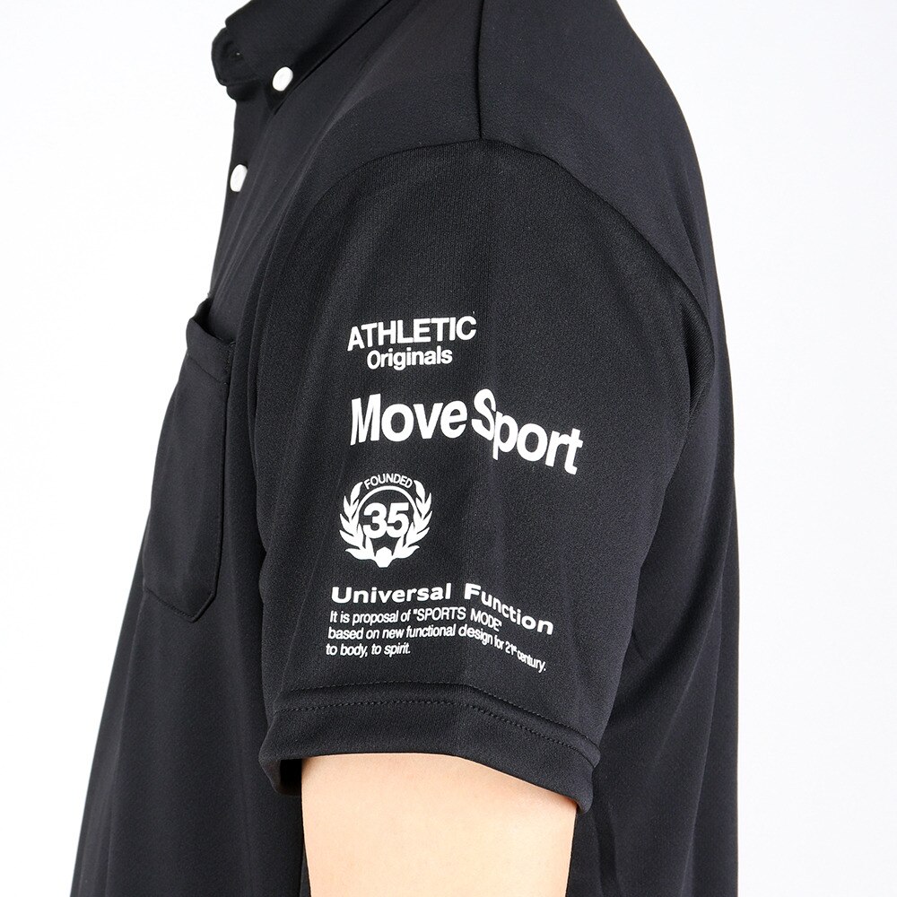 デサント（DESCENTE）（メンズ）半袖ポロシャツ メンズ 接触冷感 ドライ 速乾 ドライプラス DX-C1712XB BK★★★