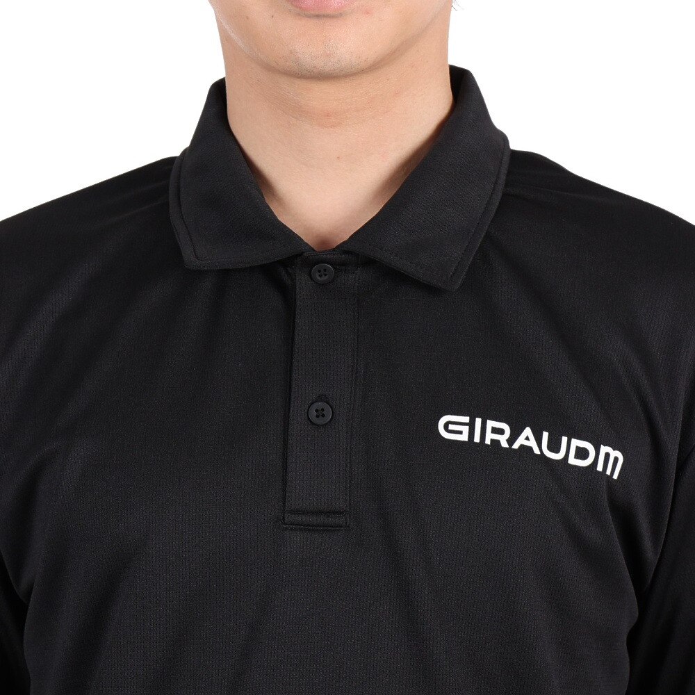 ジローム（GIRAUDM）（メンズ）ポロシャツ メンズ ドライプラス メッシュ CT3S0025-TR863-GRSD BLK