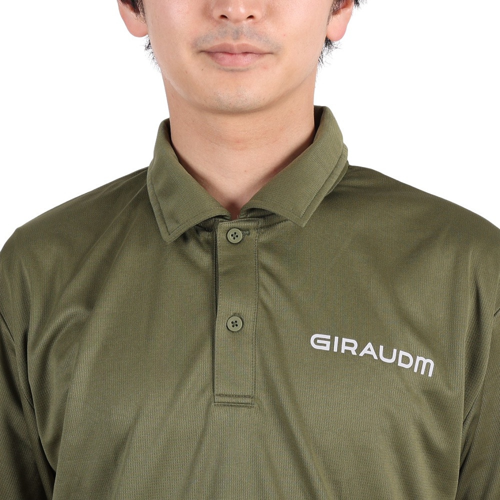 ジローム（GIRAUDM）（メンズ）ポロシャツ メンズ ドライプラス メッシュ CT3S0025-TR863-GRSD OLV