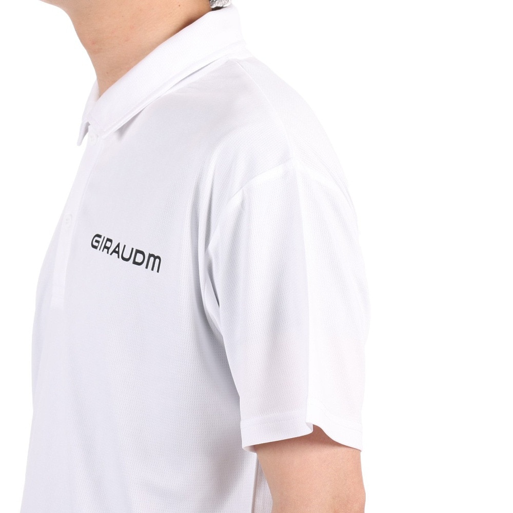 ジローム（GIRAUDM）（メンズ）ポロシャツ メンズ ドライプラス メッシュ CT3S0025-TR863-GRSD WHT