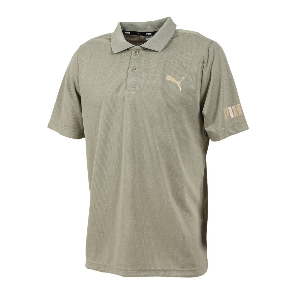 プーマ（PUMA）（メンズ）半袖ポロシャツ メンズ DRY PLUS COOL  523778 90 KHK