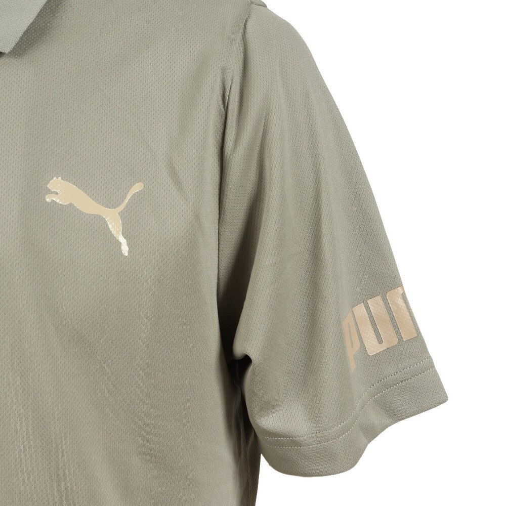 プーマ（PUMA）（メンズ）半袖ポロシャツ メンズ DRY PLUS COOL  523778 90 KHK