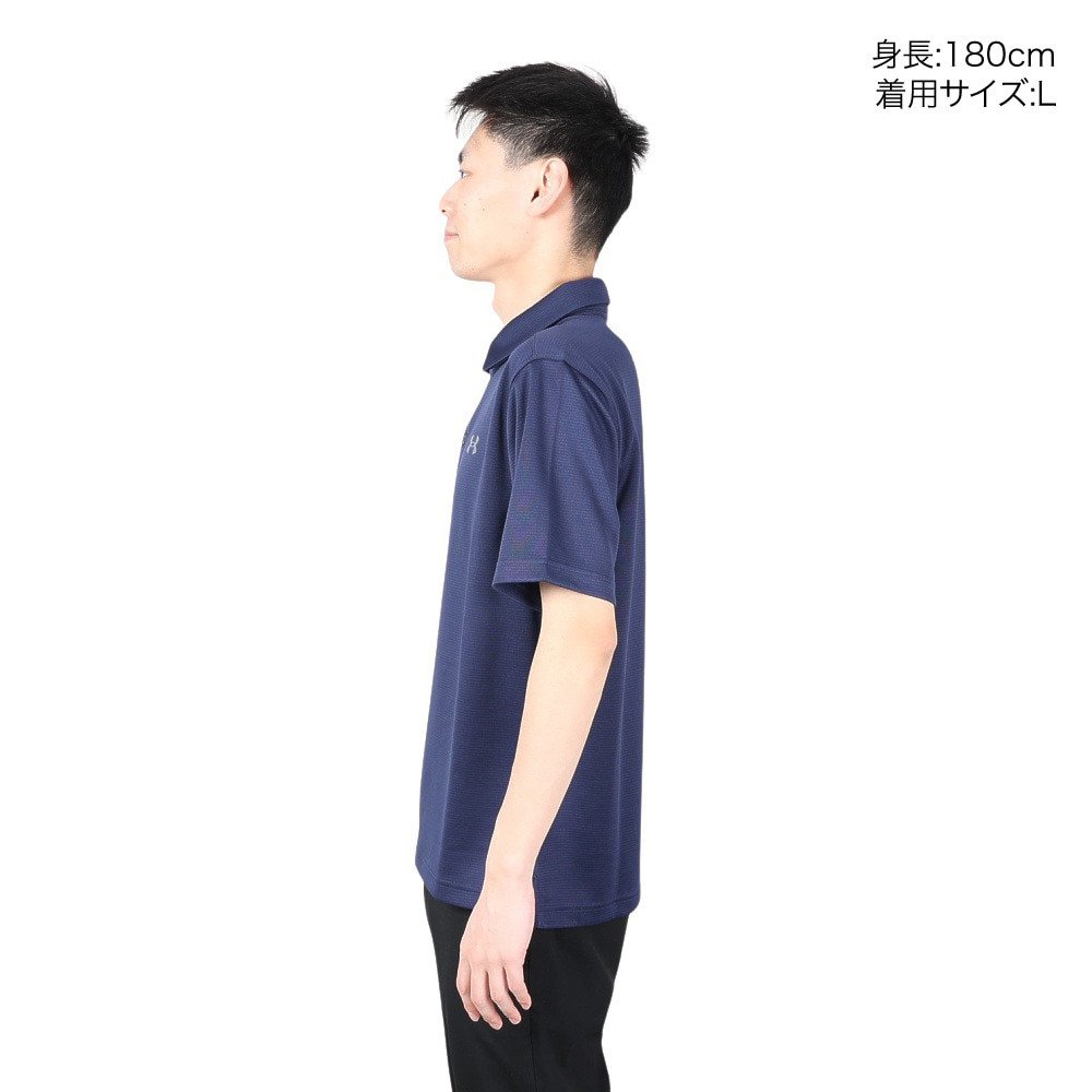アンダーアーマー（UNDER ARMOUR）（メンズ）ゴルフウェア 半袖 ポロシャツ メンズ テックポロシャツ 1290140 MDN/GPH/GPH GO