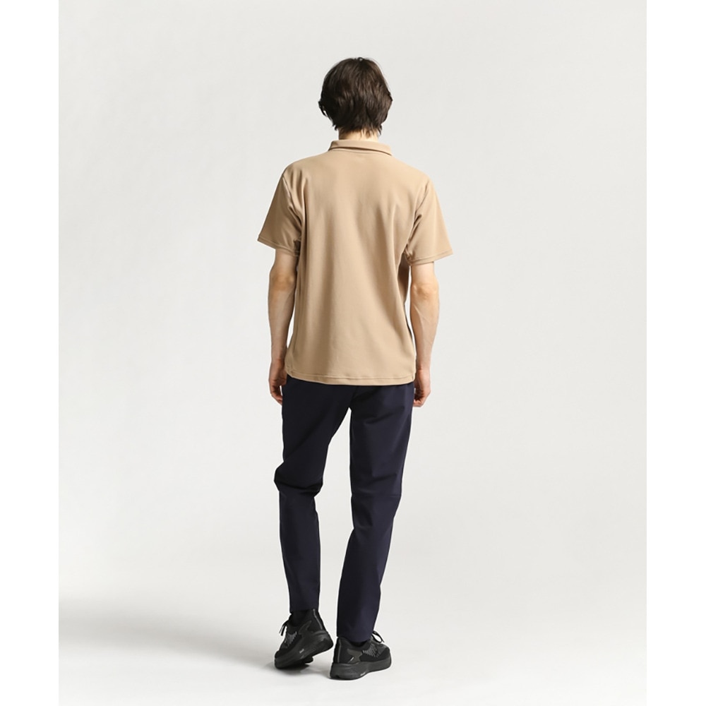 デサント（DESCENTE）（メンズ）SUNSCREEN 鬼鹿の子 カラーロゴ 半袖ポロシャツ DMMVJA70 BG