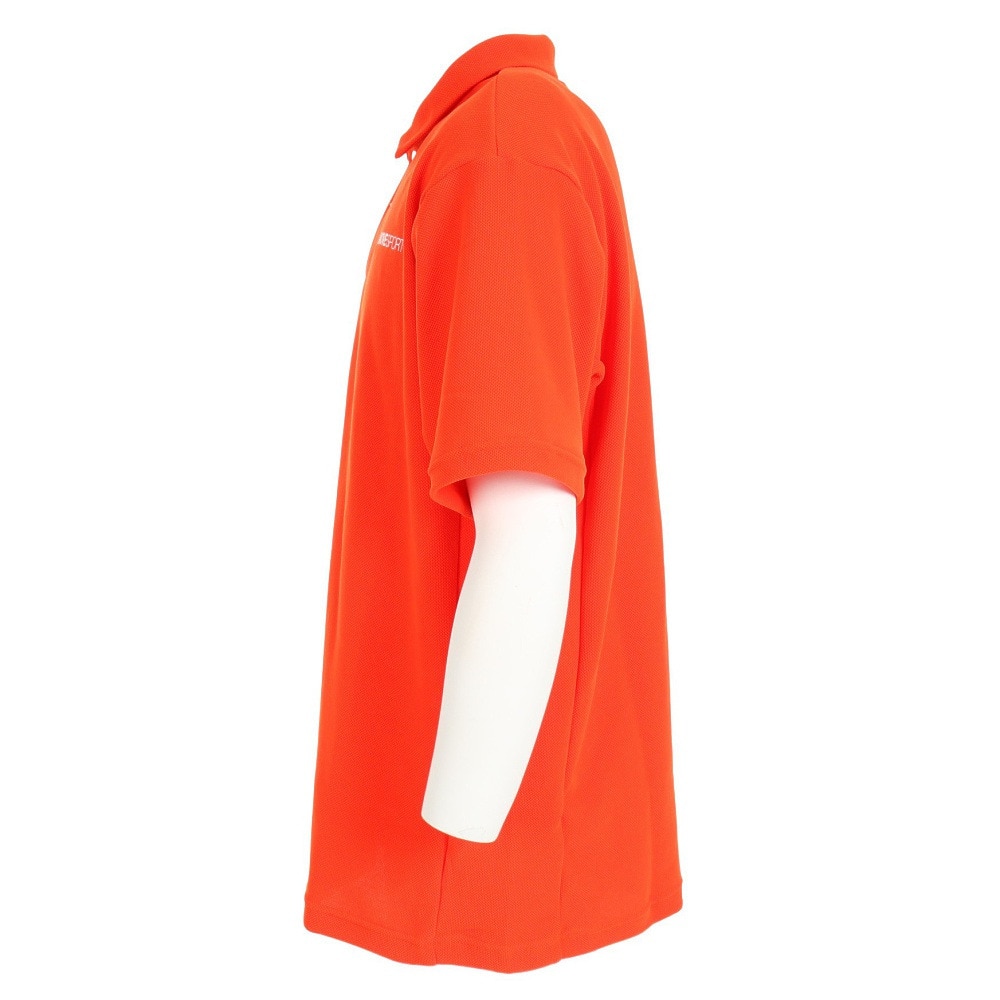 デサント（DESCENTE）（メンズ）SUNSCREEN 鬼鹿の子 カラーロゴ 半袖ポロシャツ DMMVJA70 OR
