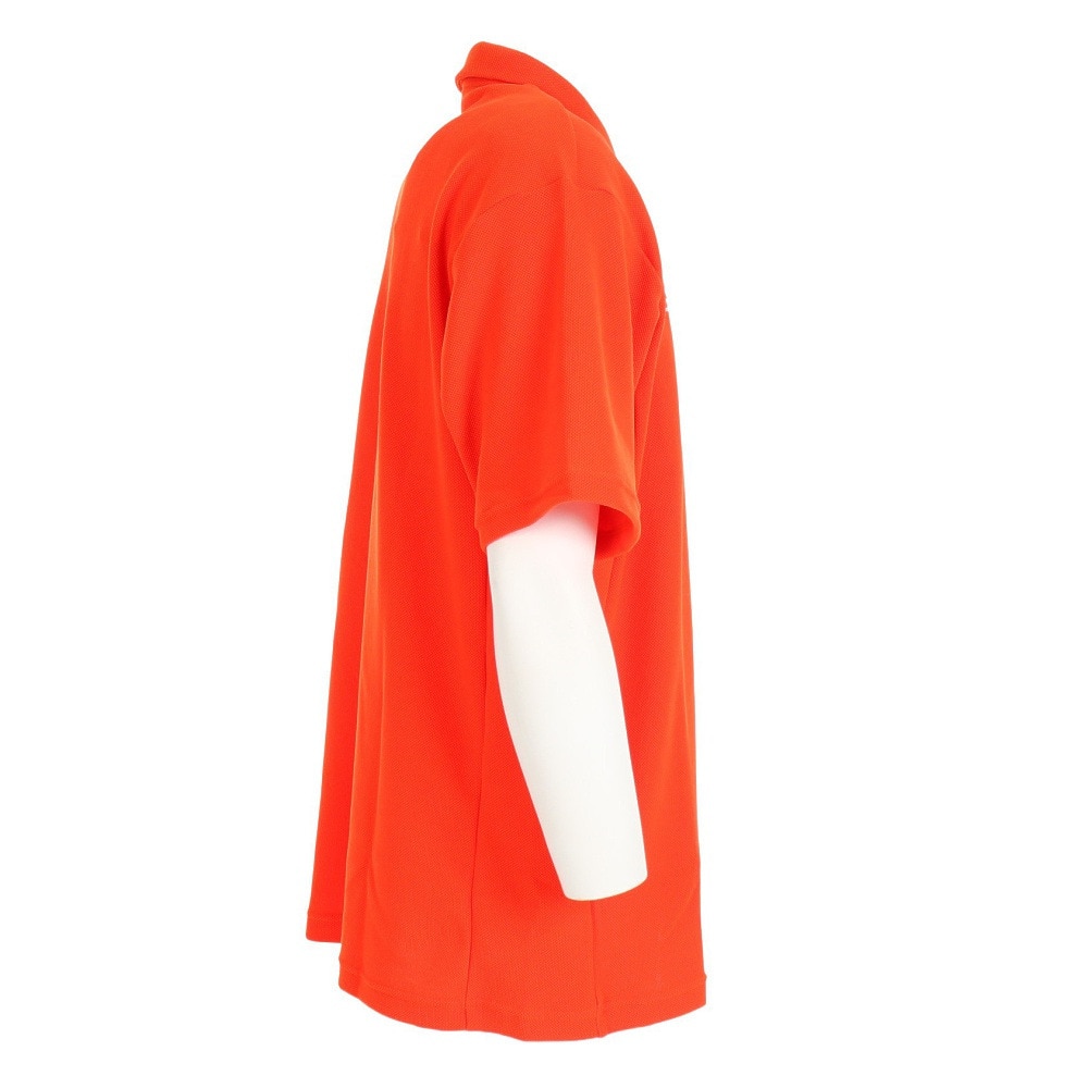 デサント（DESCENTE）（メンズ）SUNSCREEN 鬼鹿の子 カラーロゴ 半袖ポロシャツ DMMVJA70 OR