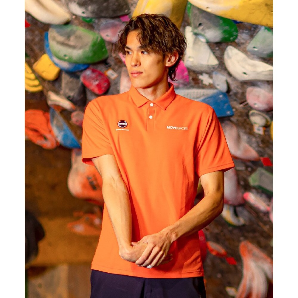 デサント（DESCENTE）（メンズ）半袖ポロシャツ メンズ SUNSCREEN ミニ鹿の子 バックロゴ DMMVJA72 ORM