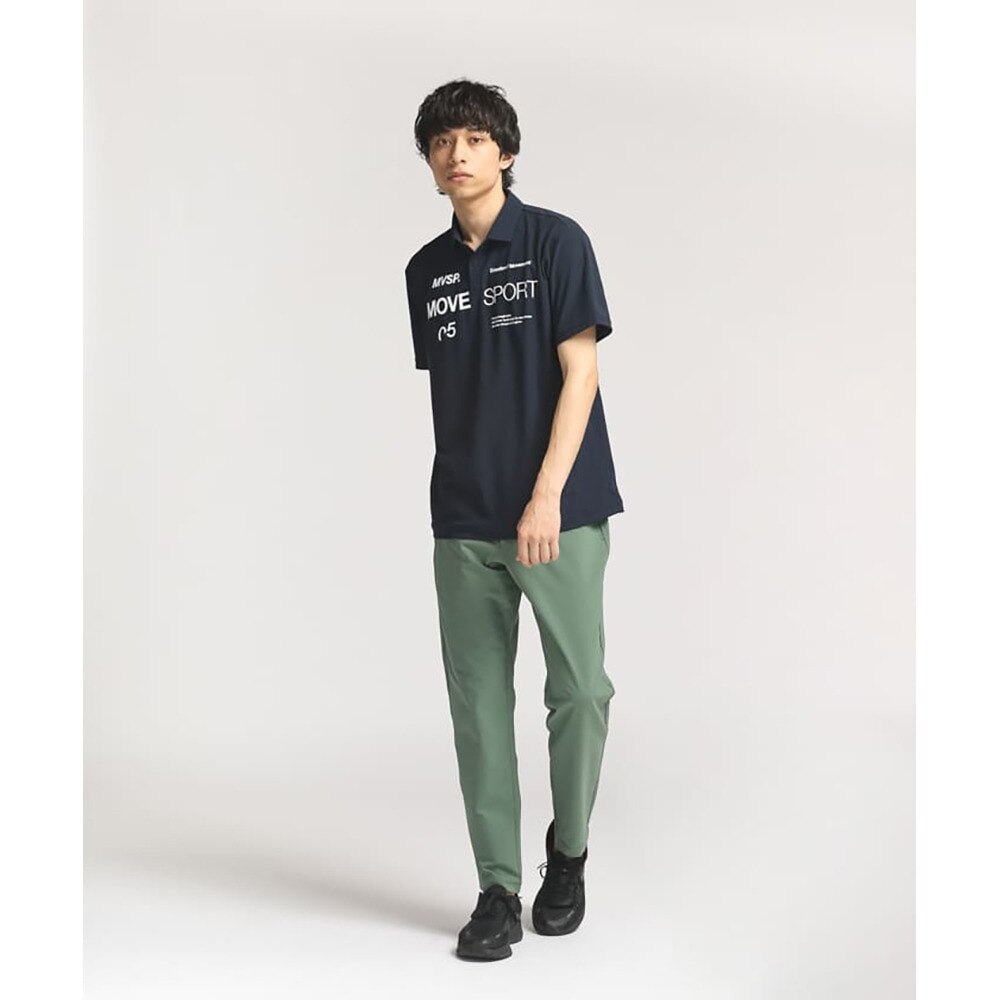 デサント（DESCENTE）（メンズ）半袖ポロシャツ メンズ SUNSCREEN ミニ鹿の子 DMMVJA74 NV