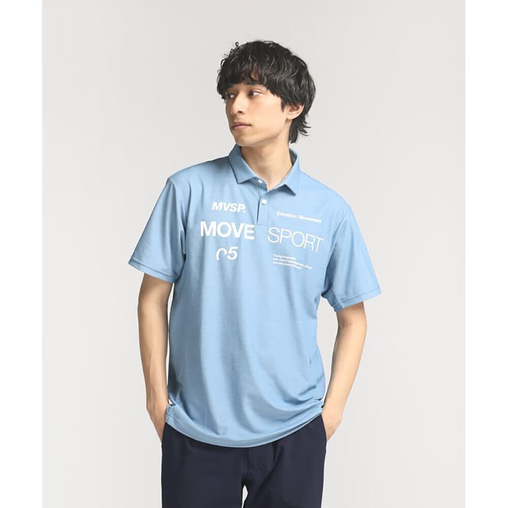 デサント（DESCENTE）（メンズ）半袖ポロシャツ メンズ SUNSCREEN ミニ鹿の子 DMMVJA74 SAM