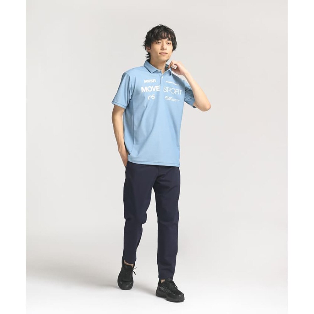 デサント（DESCENTE）（メンズ）半袖ポロシャツ メンズ SUNSCREEN ミニ鹿の子 DMMVJA74 SAM