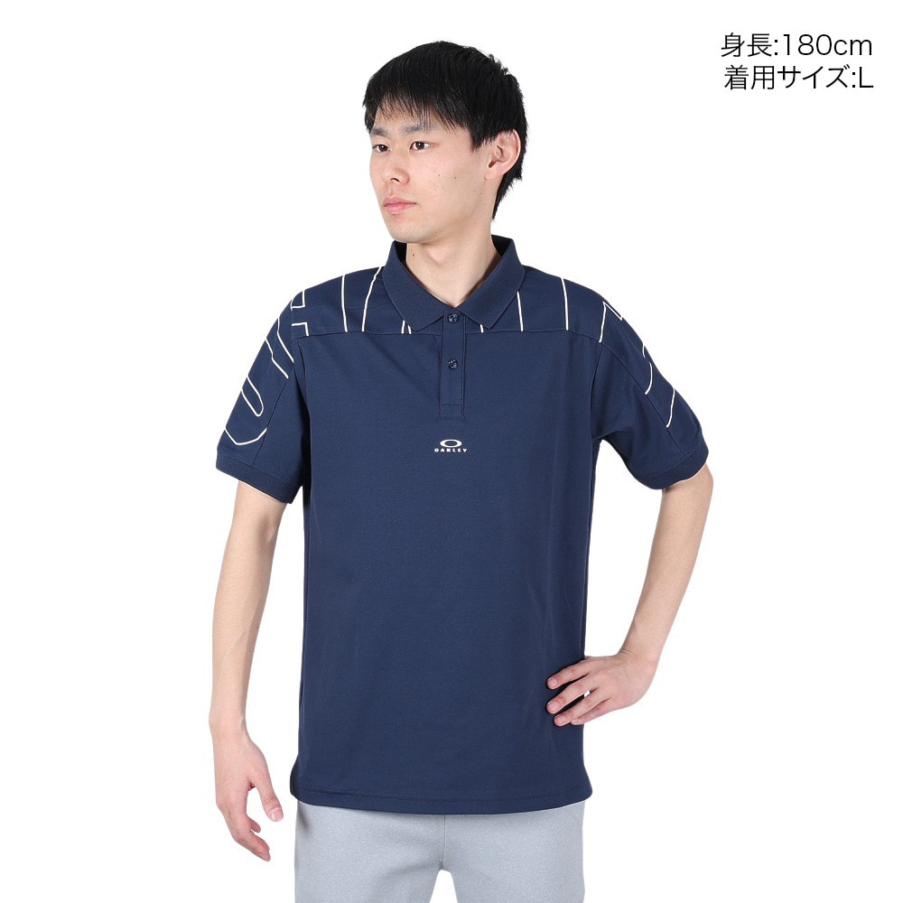 オークリー（OAKLEY）（メンズ）Enhance 半袖 Graphic ポロ 1.0 FOA406312-6FB
