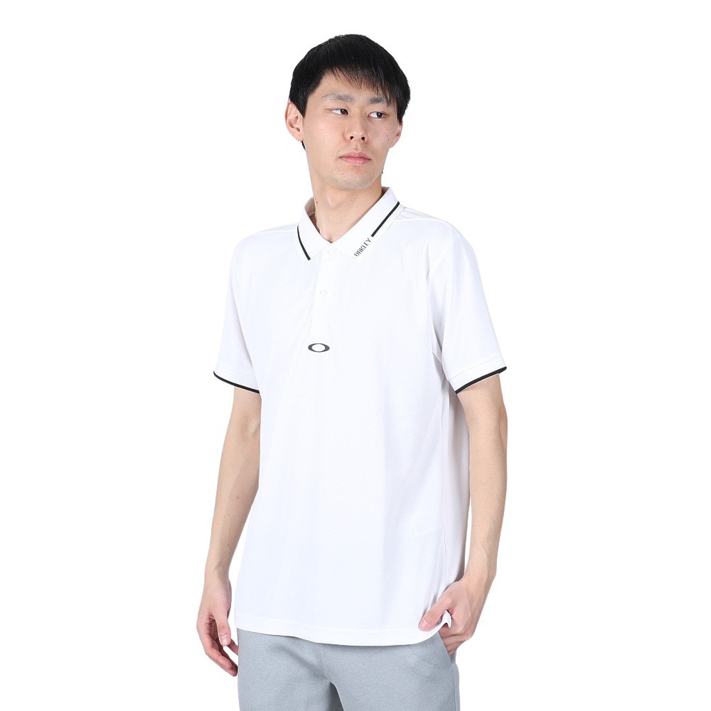 ＯＡＫＬＥＹ Enhance 半袖ポロシャツ Essential 14.0 FOA406313-100 Ｍ 10 ウェア