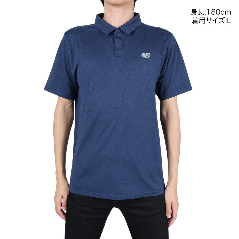 ニューバランス（new balance）（メンズ）パフォーマンスポロシャツ MT41401NNY