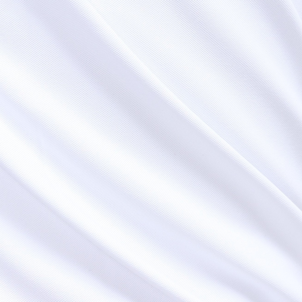 デサント（DESCENTE）（メンズ、レディース）SUNSCREEN ミニ鹿の子 オーセンティックロゴ ポロシャツ DMMXJA71 WH