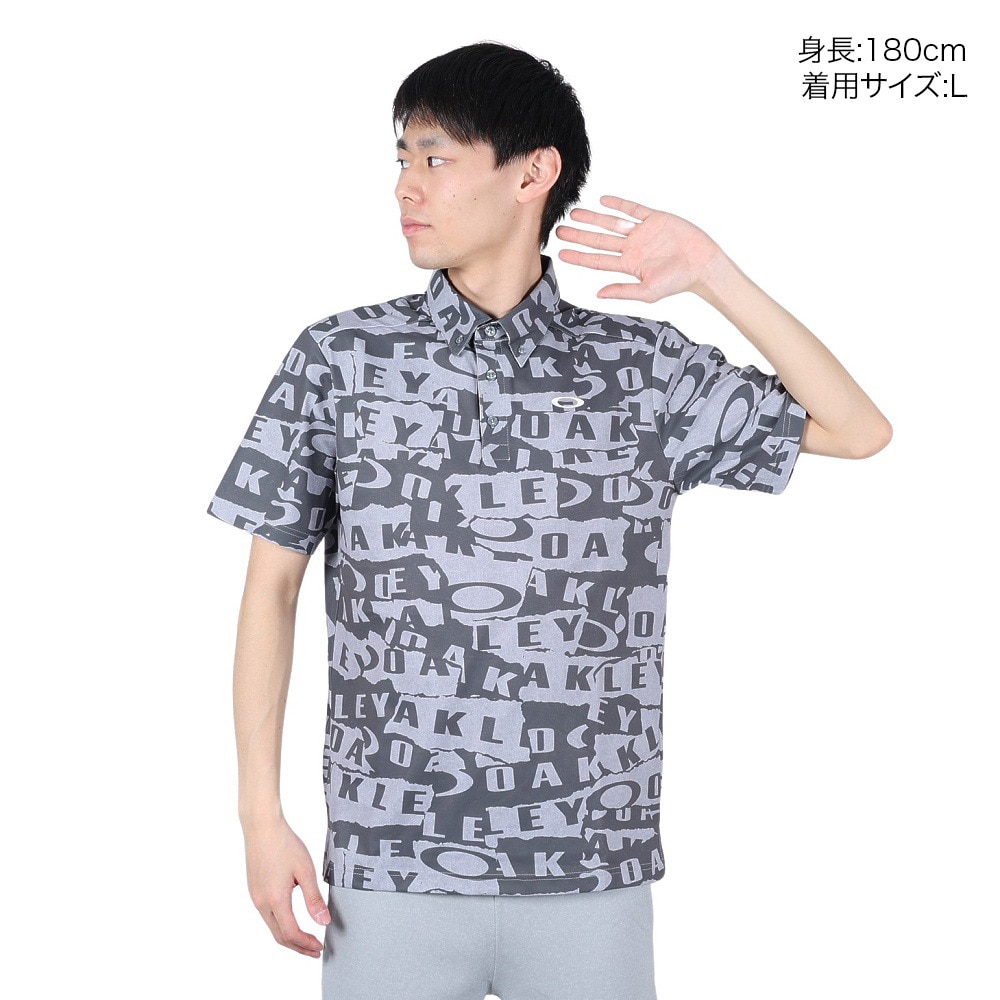 オークリー（OAKLEY）（メンズ）Enhance 半袖ポロシャツ Graphic 14.0 FOA406314-27B