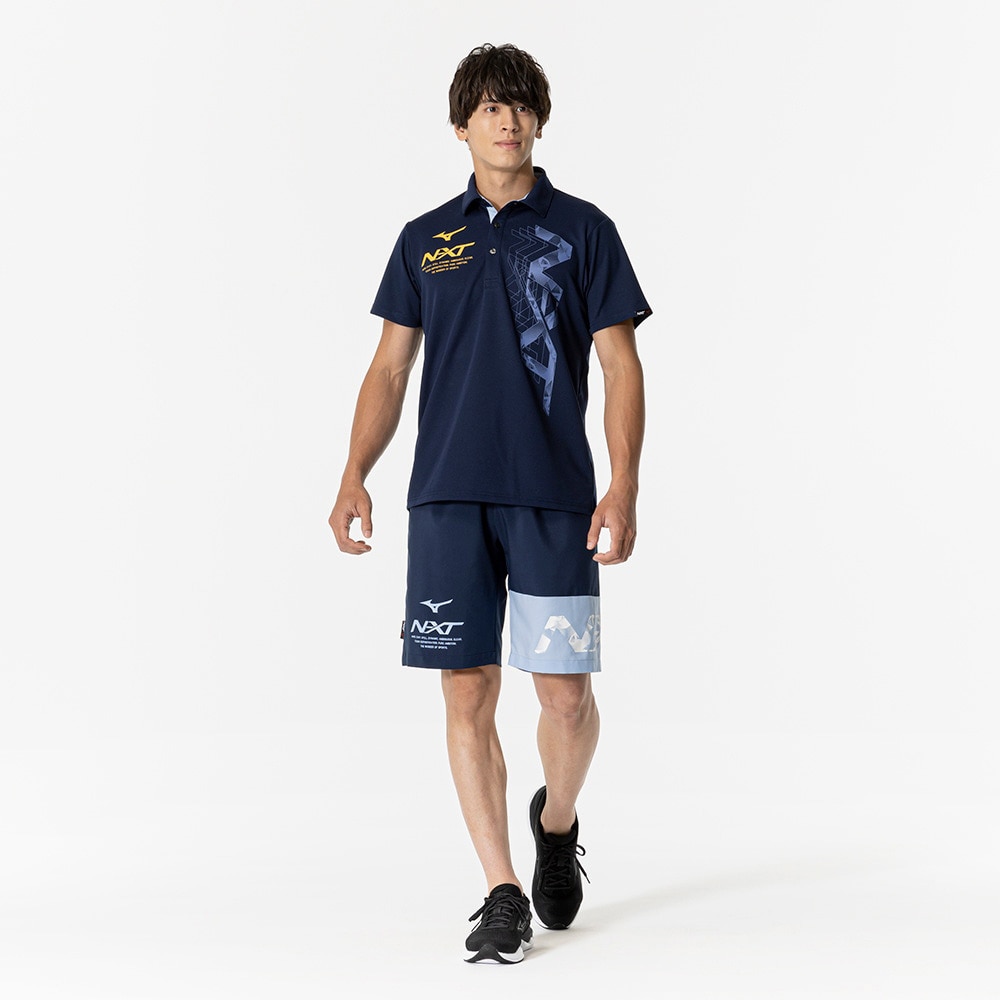 ミズノ（MIZUNO）（メンズ、レディース）N-XT 半袖ポロシャツ 32JAB27514
