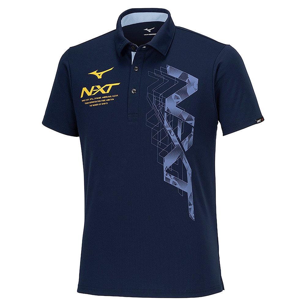 ミズノ（MIZUNO）（メンズ、レディース）N-XT 半袖ポロシャツ 32JAB27514