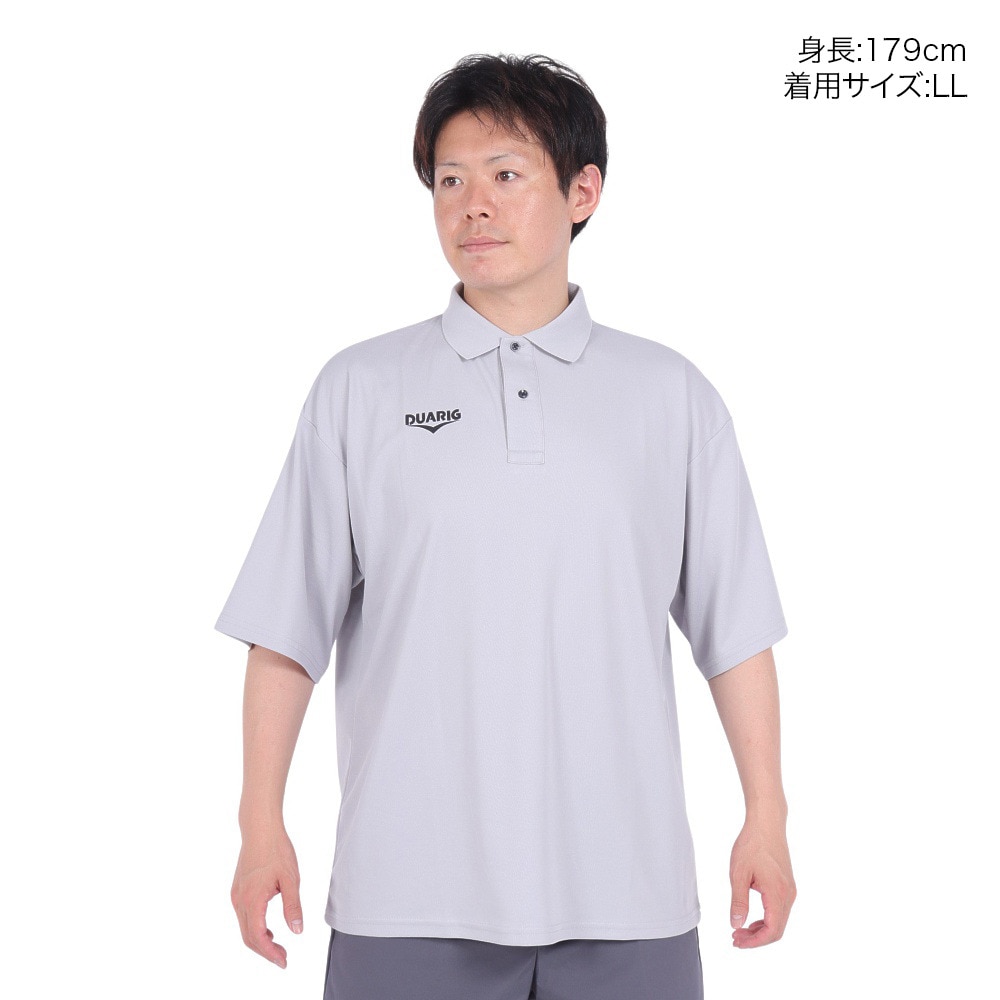 デュアリグ（DUARIG）（メンズ）ドライプラス 半袖ポロシャツ 4S0019-TRCT-863CD GRY