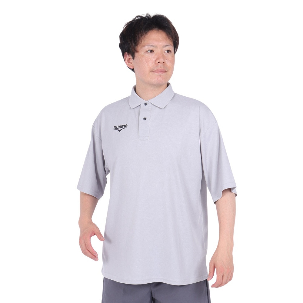 デュアリグ（DUARIG）（メンズ）ドライプラス 半袖ポロシャツ 4S0019-TRCT-863CD GRY