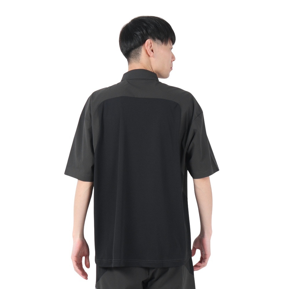 デュアリグ（DUARIG）（メンズ）ドライプラス 15RIP KNIT ポロシャツ 5S0007-TRCT-863HD BLK