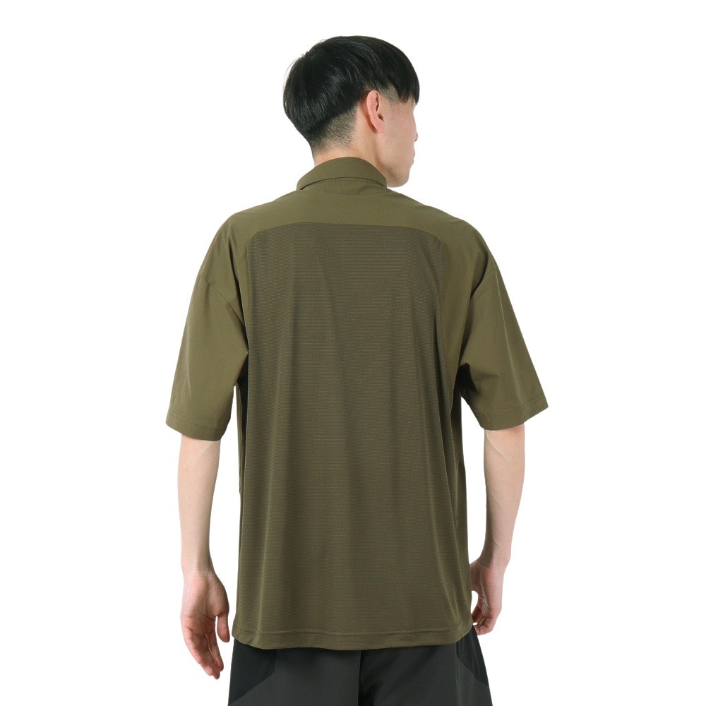 デュアリグ（DUARIG）（メンズ）ドライプラス 15RIP KNIT ポロシャツ 5S0007-TRCT-863HD KHK