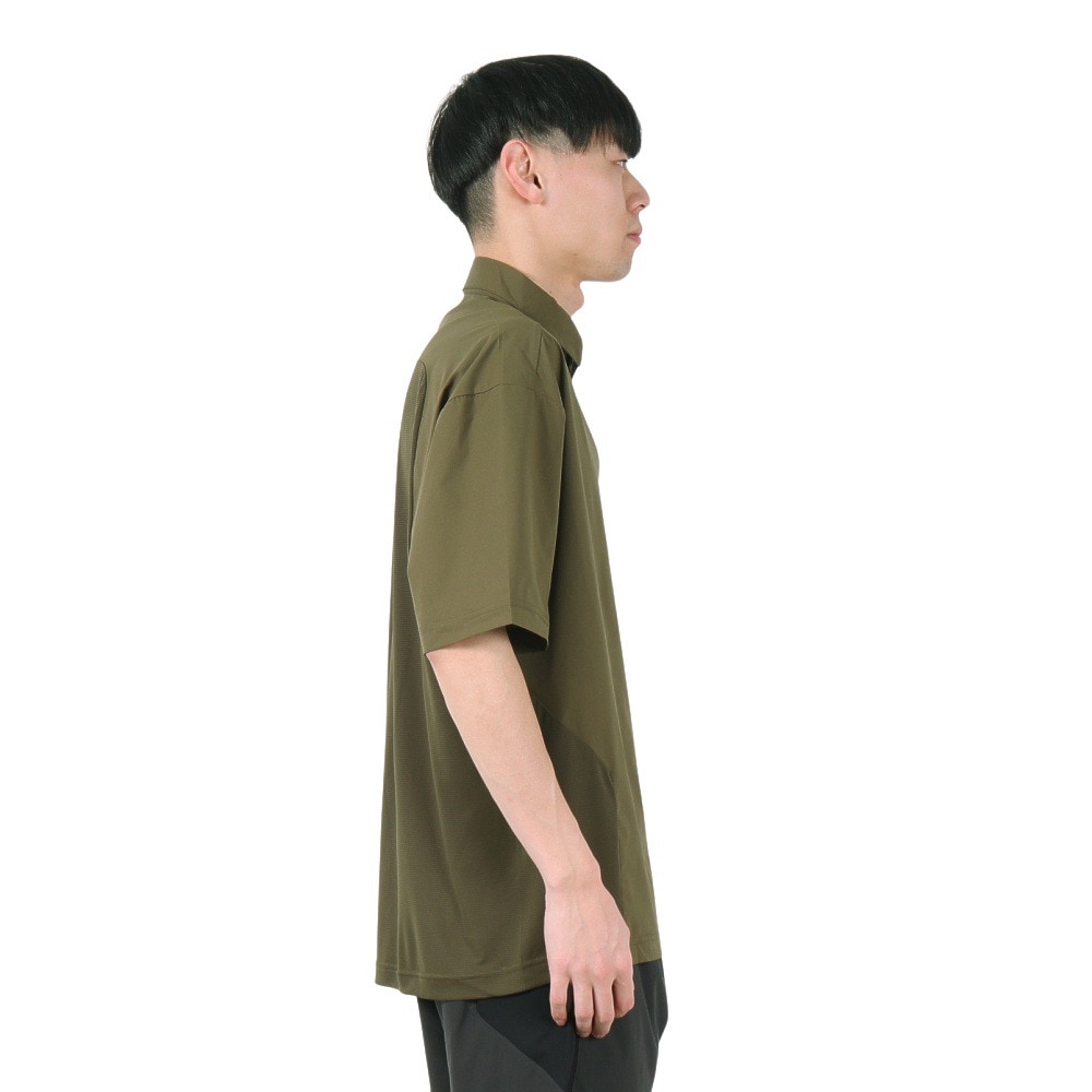 デュアリグ（DUARIG）（メンズ）ドライプラス 15RIP KNIT ポロシャツ 5S0007-TRCT-863HD KHK