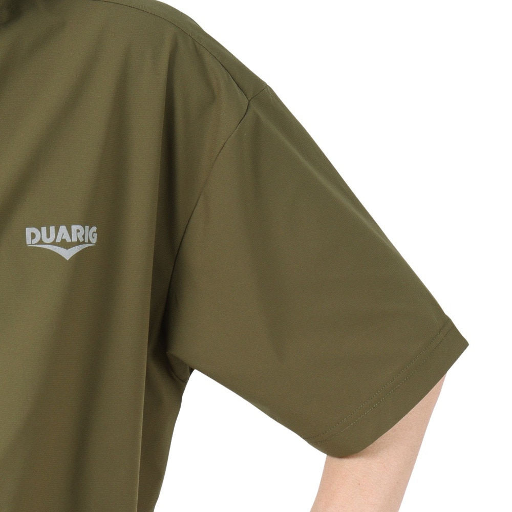 デュアリグ（DUARIG）（メンズ）ドライプラス 15RIP KNIT ポロシャツ 5S0007-TRCT-863HD KHK